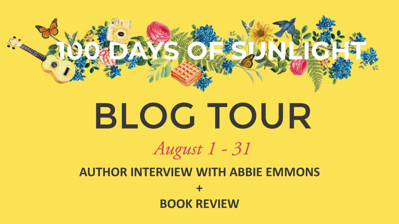 100 Days of Sunlight Blog Tour Promo Graphic CUSTOMIZABLE